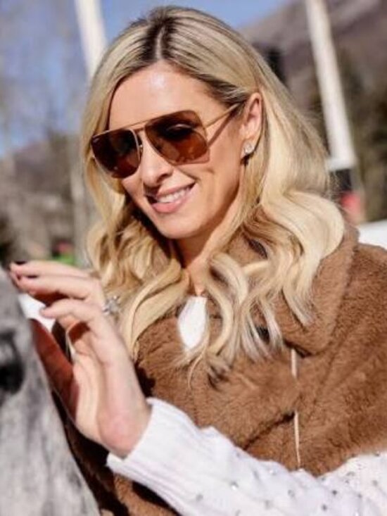 Max Mara MENTON3 MM0121 30A Aviator Sunglasses - Gold / Smoke main image 6